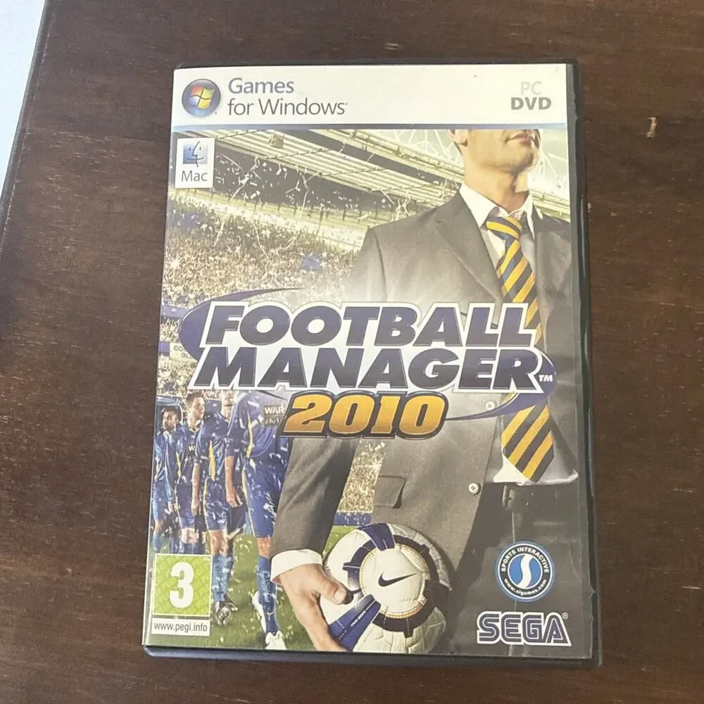 Football Manager PC Game Bundle Lot 2008 2009 2010 2011 CIB Soccer Mac PAL Sega